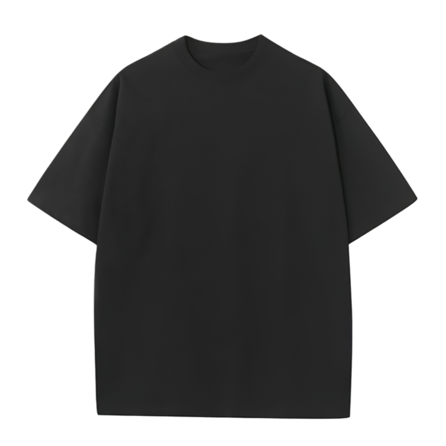 Essential Oversized French Terry T-Shirt – Black & White Edition