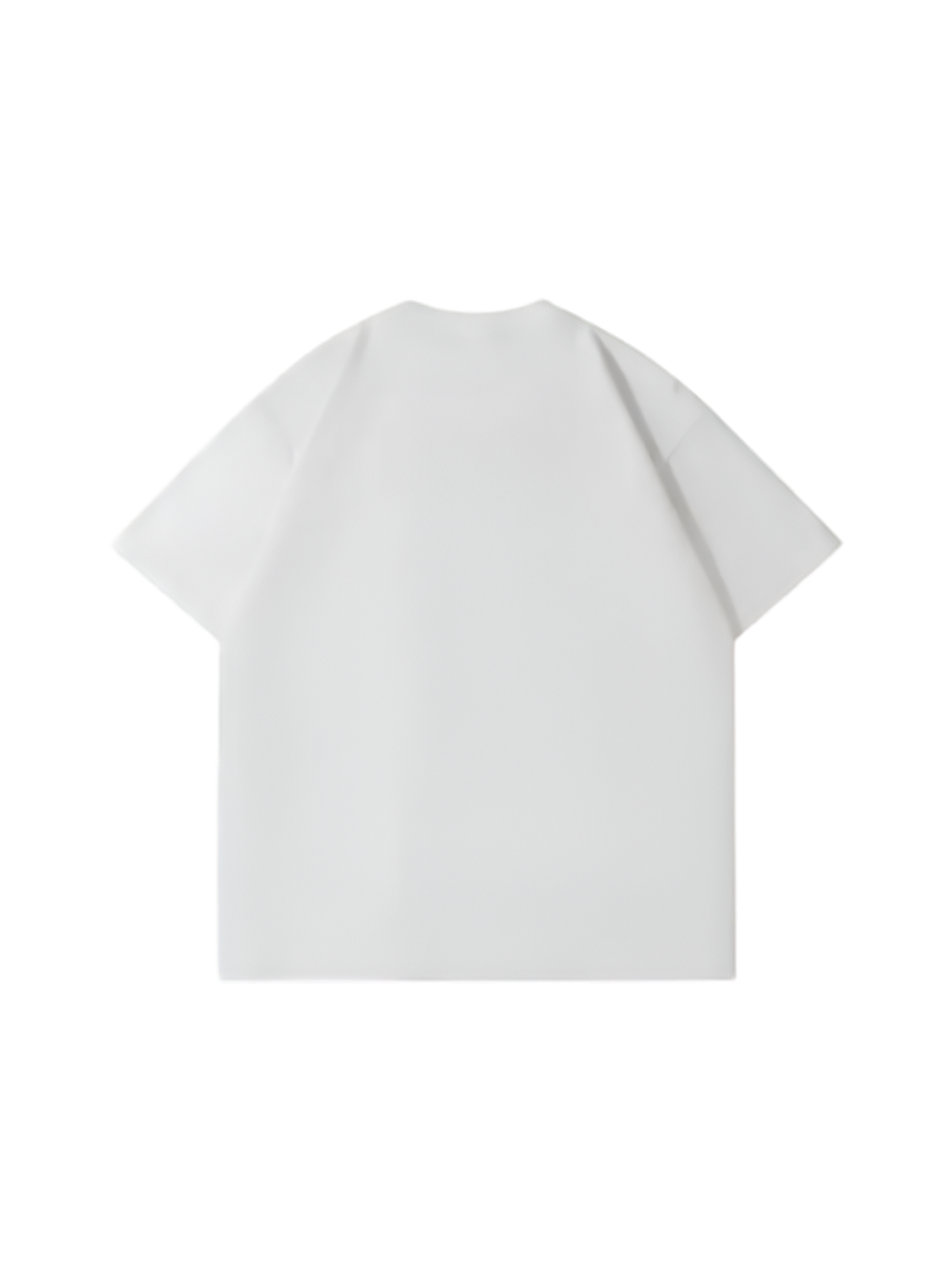 Oversized French Terry Tee – White