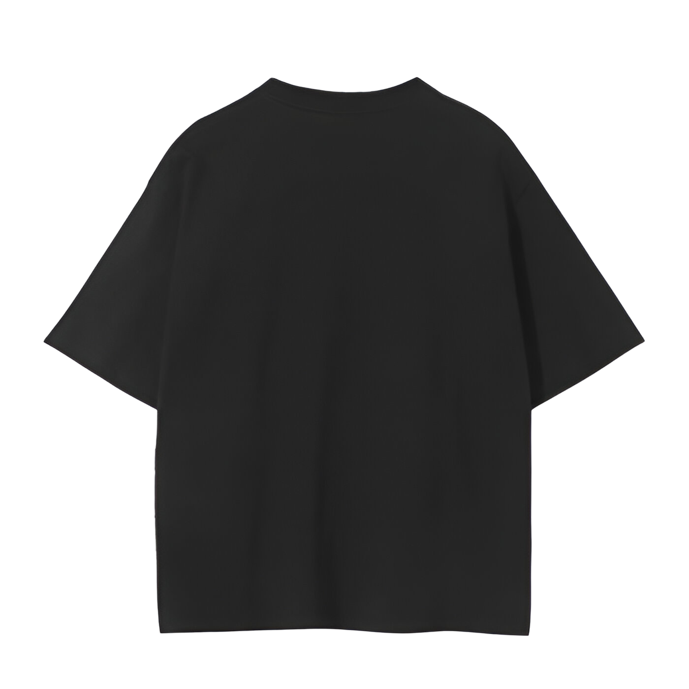 Oversized French Terry Tee – Black